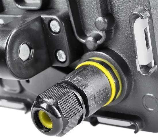 SOLIGHT LED reflektor Quick, 10W, 850lm, 4000K, IP65, čierny