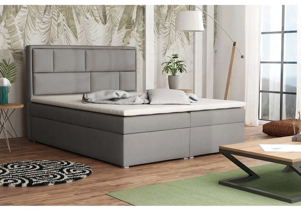 Kontinentálna posteľ Nido Box, Rozmer postele: 140x200, Dostupné poťahy: Victoria 14 853