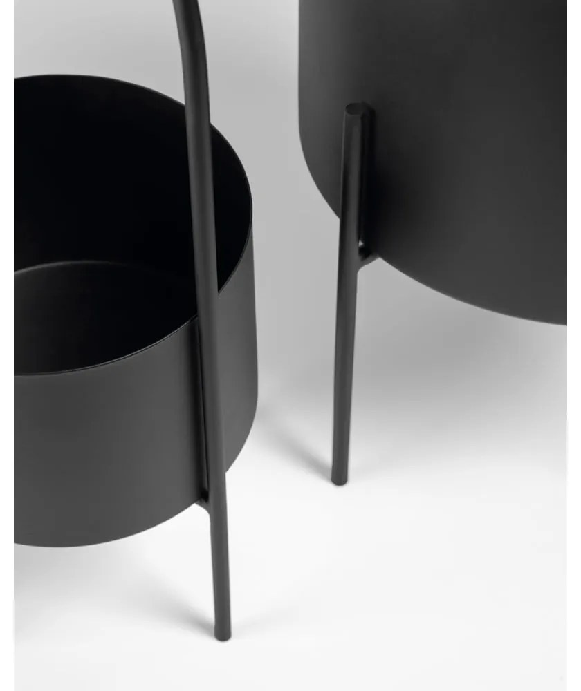 Kovové obaly na kvetináče v súprave 2 ks ø 25 cm Mash – Kave Home