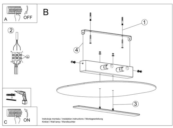 Sollux SL.1005 - Stropné svietidlo SALIA 2xG9/40W/230V