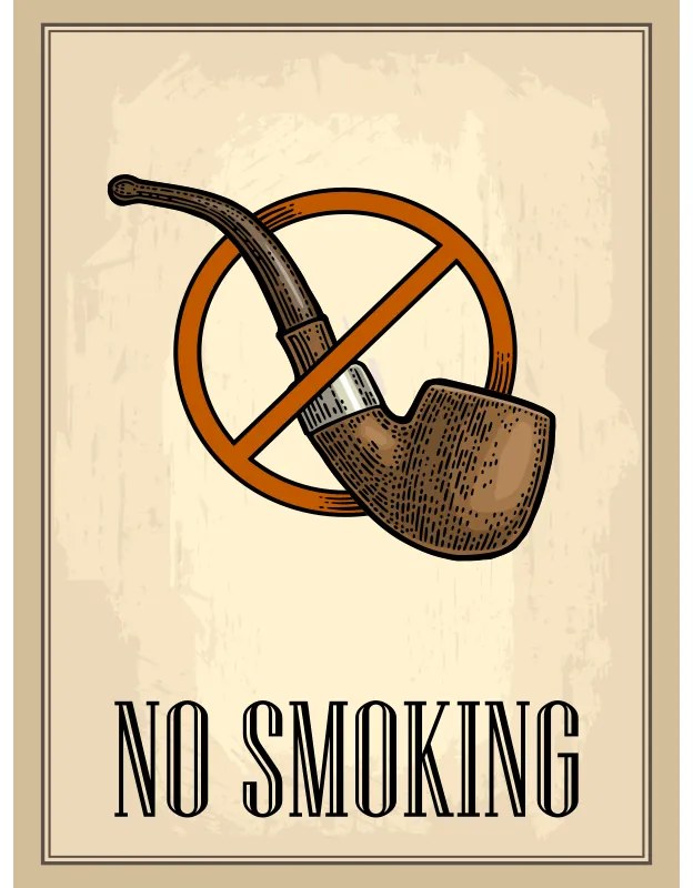 Ceduľa Restaurant - No Smoking