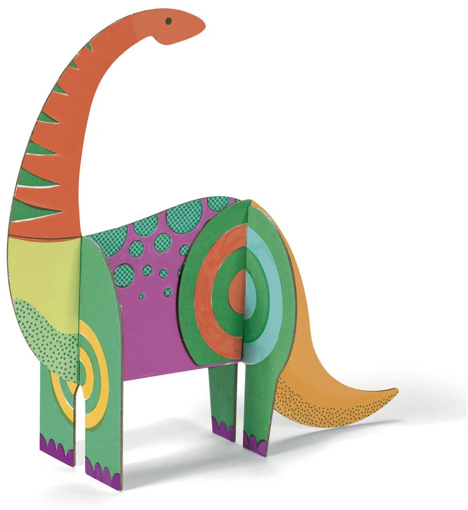 Vyfarbi, zostav a hraj sa - Dinosaury