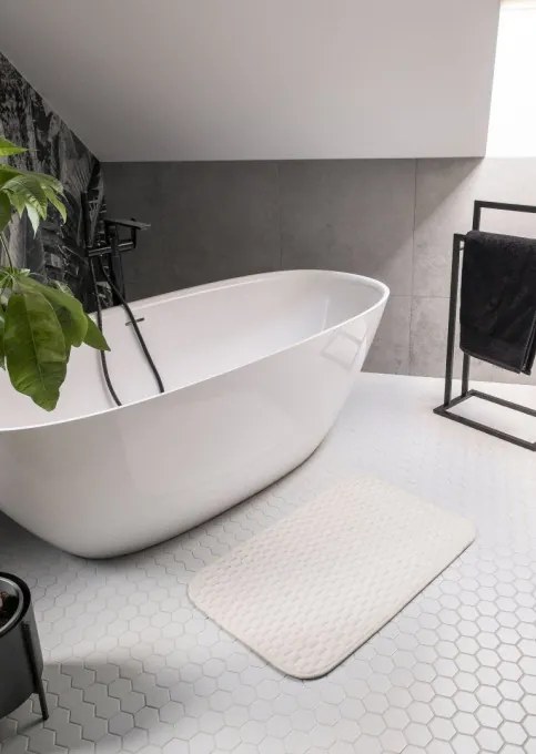 Kúpeľňový koberček NEXUS krémový