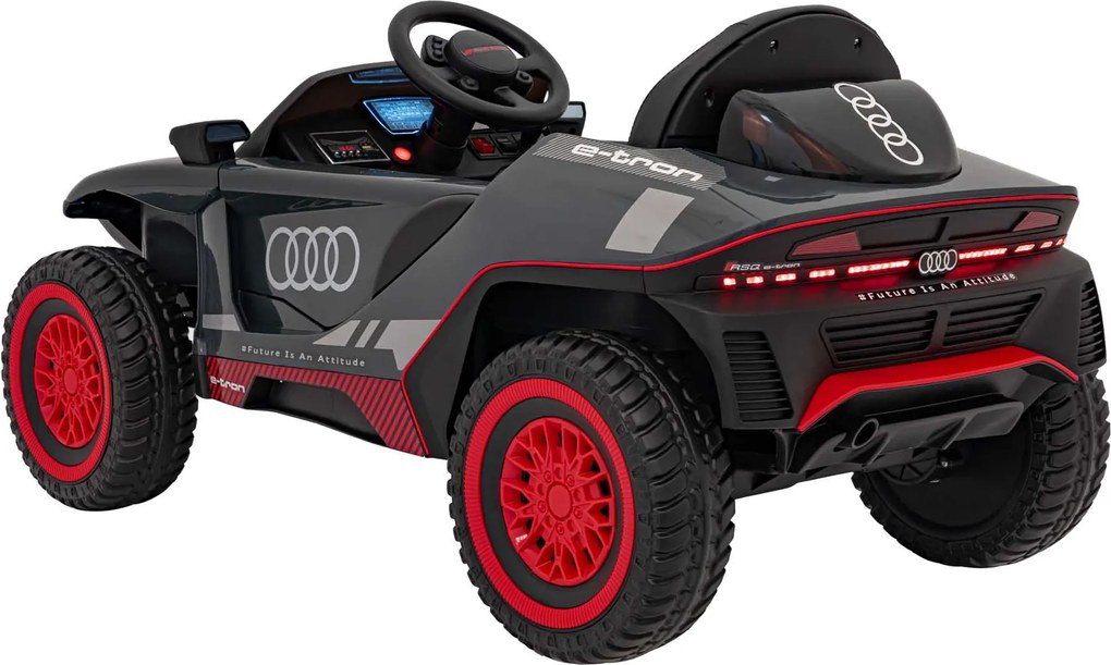 Ramiz Vozidlo Audi RSQ E-TRON sivé