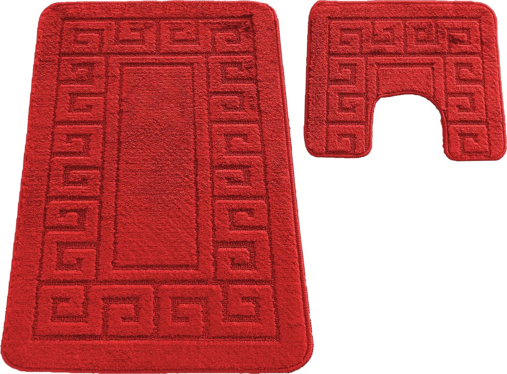 DY Kúpeľňová sada Montana s výrezom Ethnic L.Red