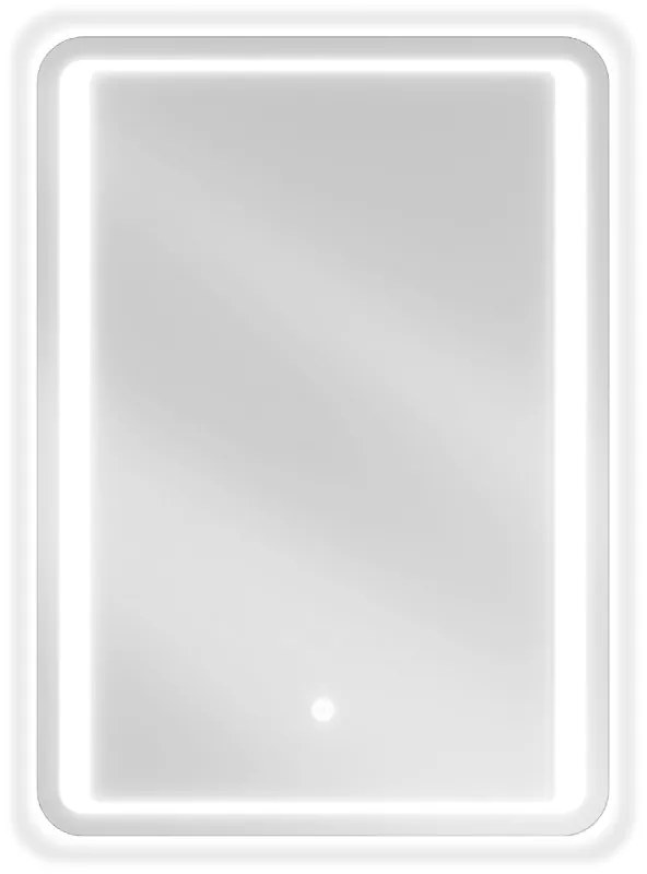 Mexen Zusa, LED kúpeľňové zrkadlo s podsvietením 50x70 cm, 6000K, ochrana proti zahmlievaniu, 9808-050-070-611-00