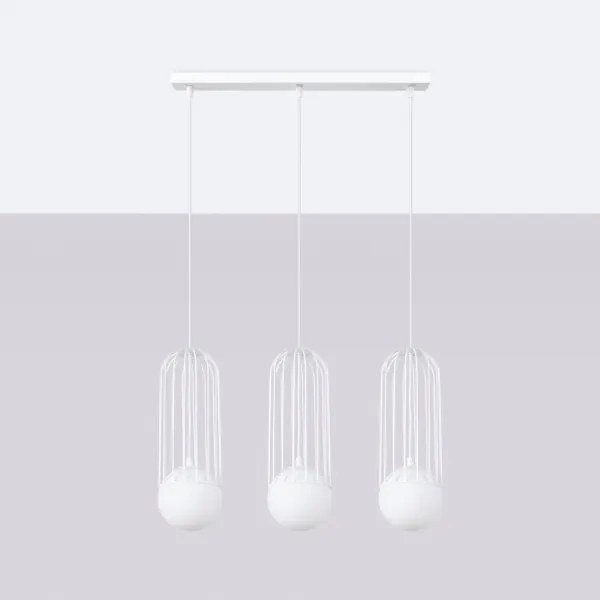 Sollux SL.1333 - Luster na lanku BRINA 3xG9/8W/230V biela