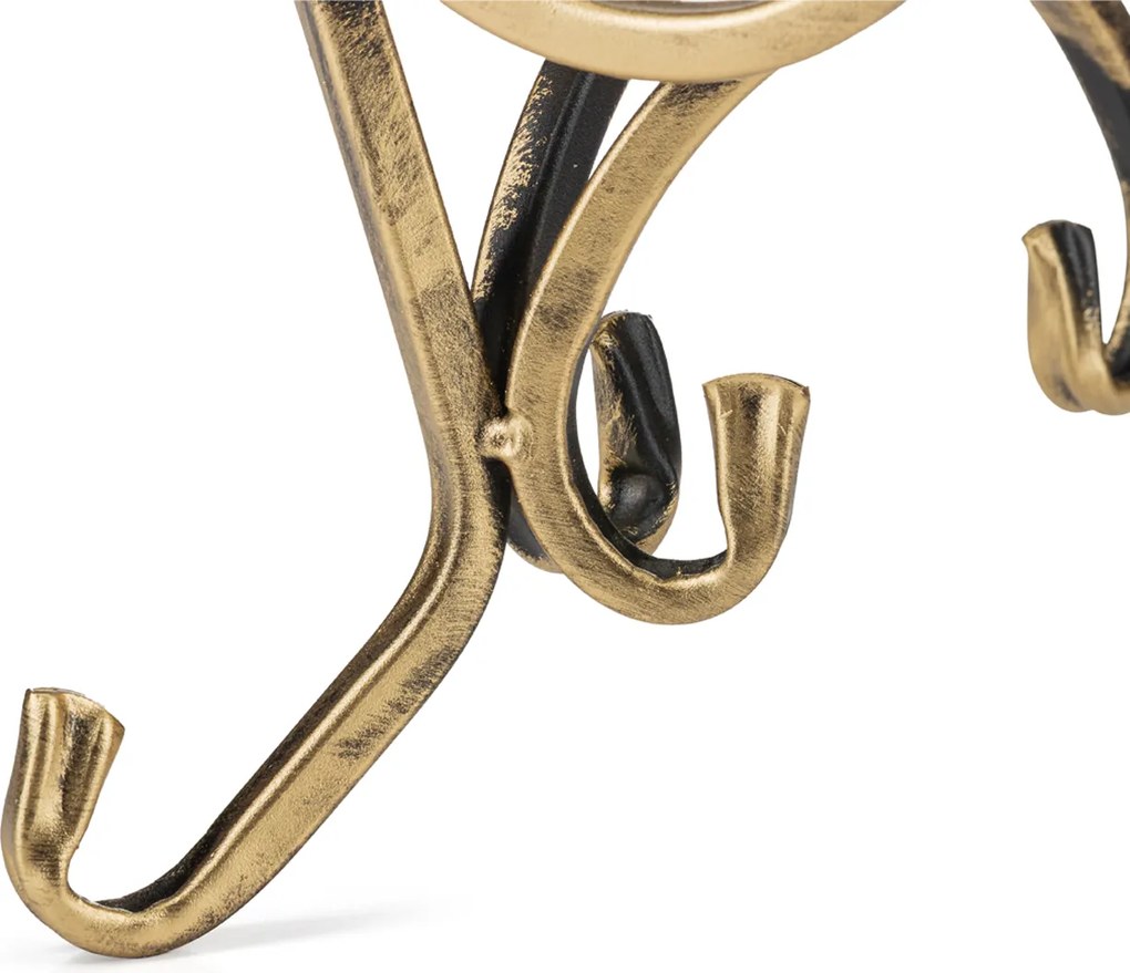 STOJAN NA KVETINÁČ FIORINA 44,5X31 CM ZLATÁ