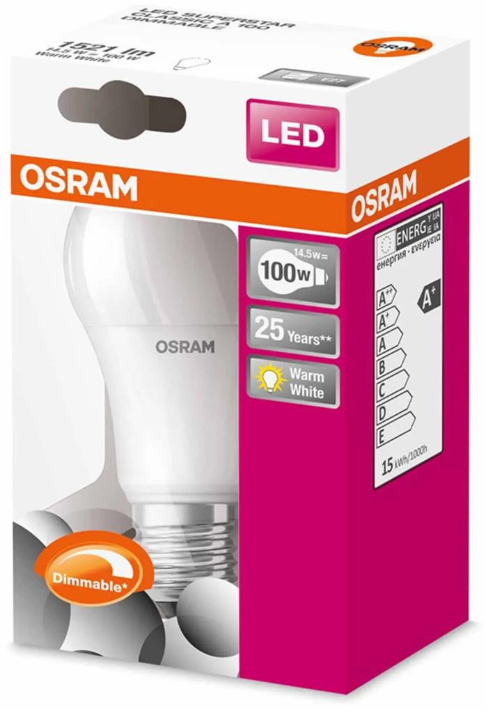 OSRAM LED žiarovka E27 14W 827 Superstar stmieva