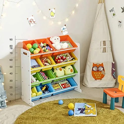 Regál na hračky SONGMICS GKR04W