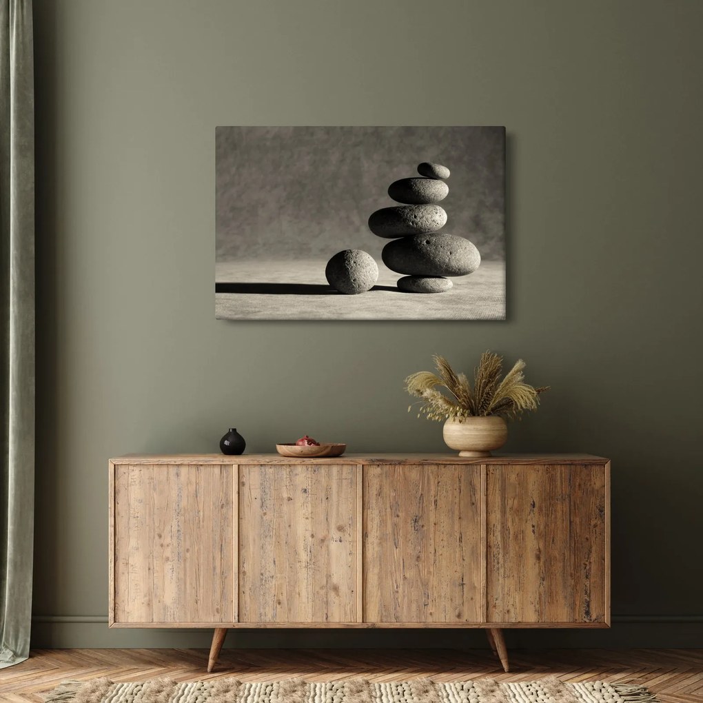 Obraz - Šedé kamene (90x60 cm)