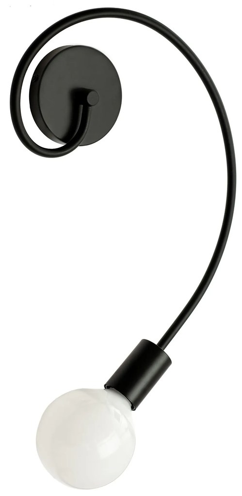 Toolight - Nástenné svietidlo Loft 1xE27 60W APP743-1W, čierna, OSW-01108