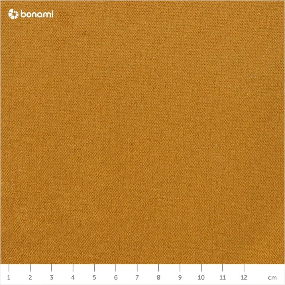 Žltá zamatová rozkladacia rohová pohovka (ľavý roh) Lofty Lilly – Miuform