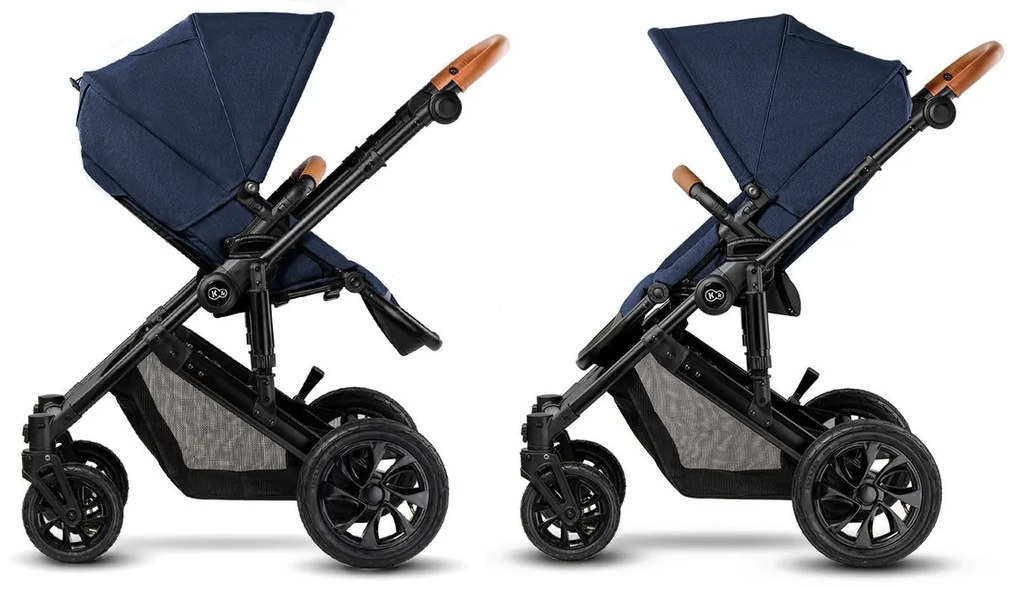 Kočík kombinovaný Kinderkraft Prime 3v1 - Deep Navy