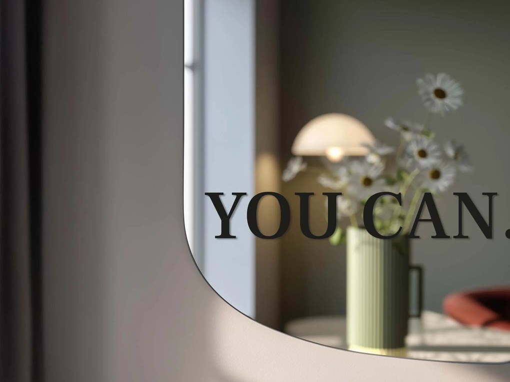 Nálepka na zrkadlo S33 – YOU CAN.