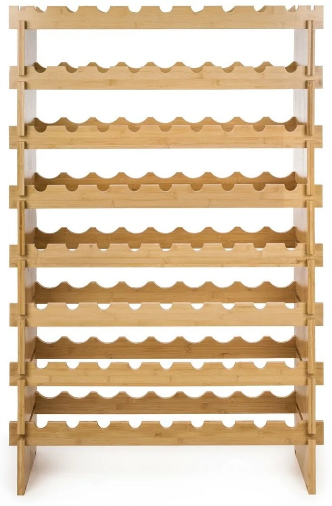 G21 Bambusový stojan na víno, 72 fliaš, L
