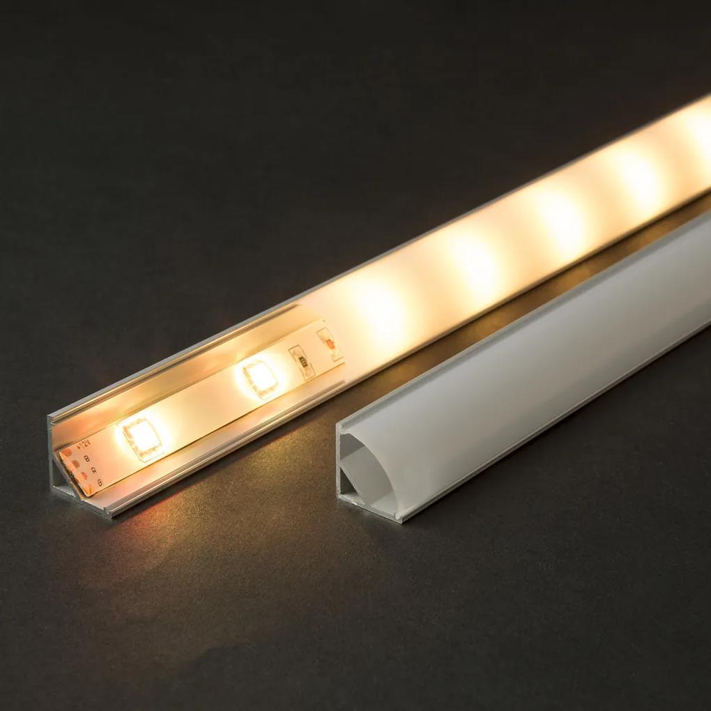 Kryt LED hliníkového profilu lišty
