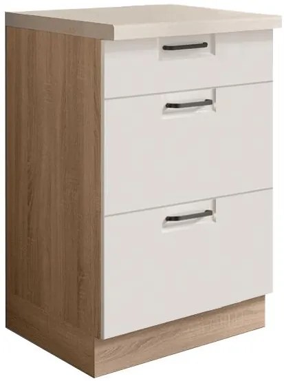 Skrinka do kuchyne Favorit 9d Sonoma/White