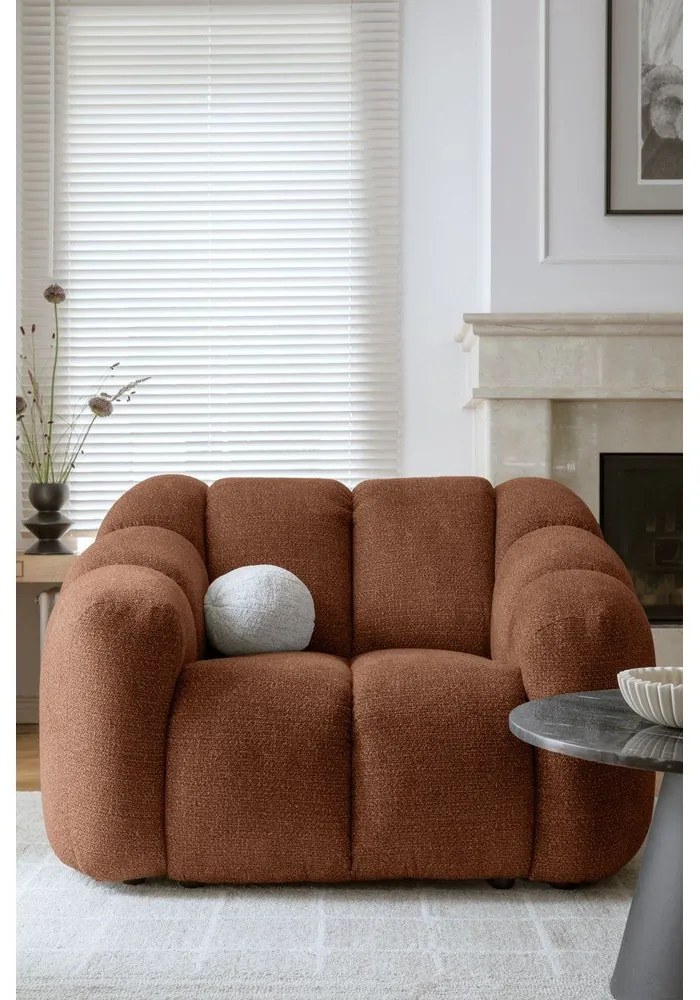 Terakotové kreslo Shell – Miuform