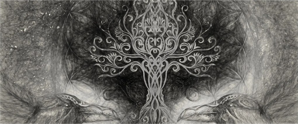 Obraz - Strom života (120x50 cm)