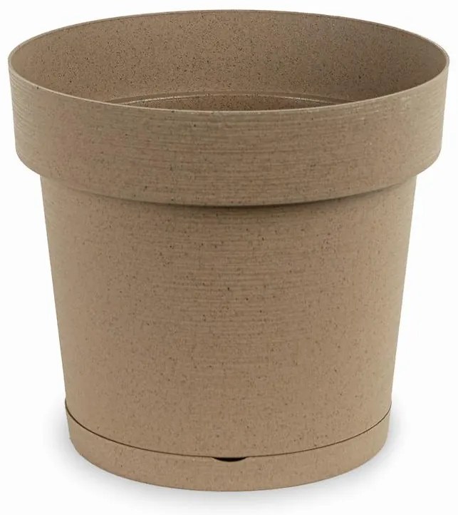 Kvetináč Woody 18x19h 2,5lt Natural Wep-18