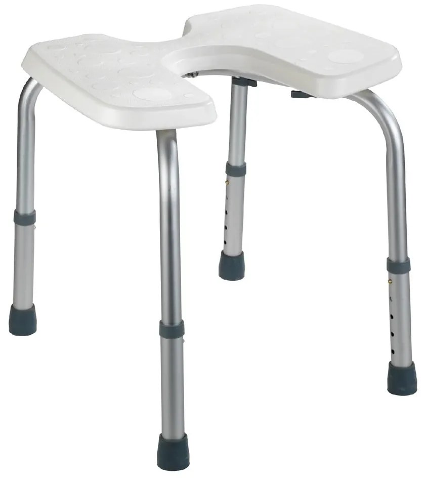 Stolička do sprchy Wenko Hygienic Stool White, 53 × 46 cm