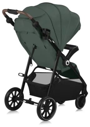 Lionelo - Športový kočík EMMA ONE zelená/čierna