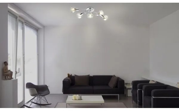 GLOBO 54921-5 - Prisadený luster LOTHAR 5xE14/40W/230V