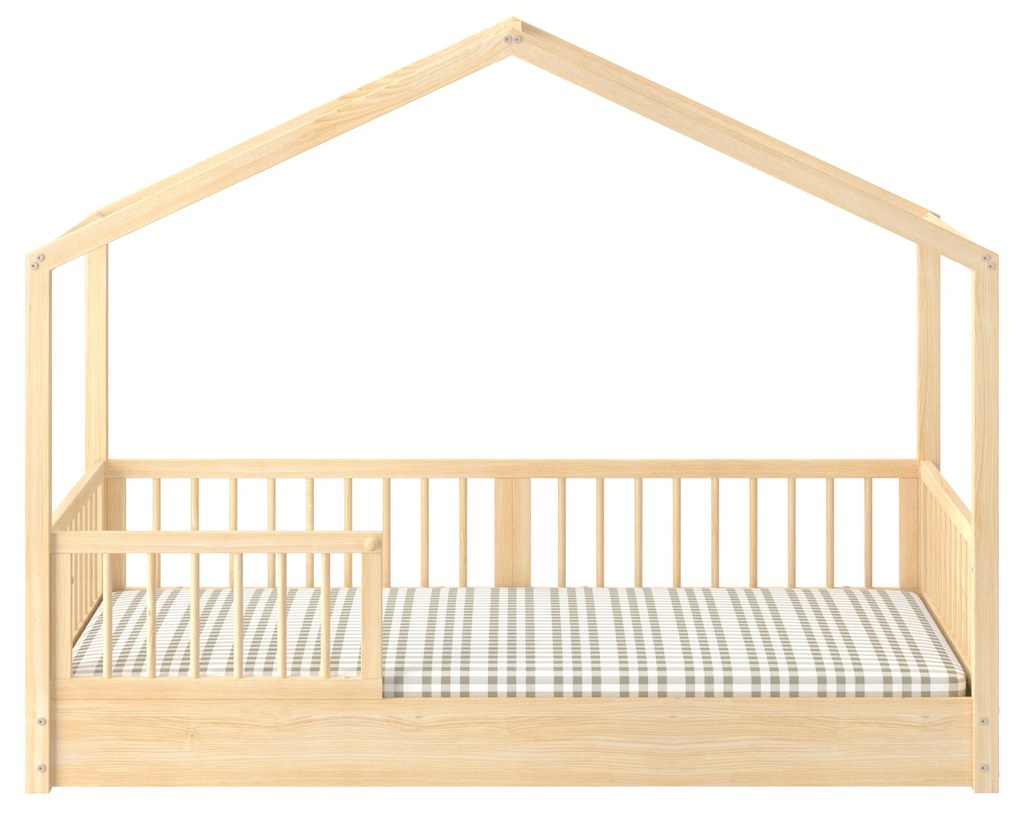 Posteľ domček Dream Nest pine 80x160 cm