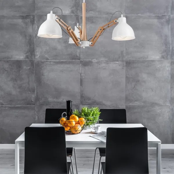 Prisadený luster MARCELLO 3xE27/60W/230V