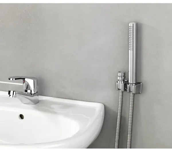 WENKO 81340100 - Sprcha DUO 170 x 2,7 cm, lesklý chróm/strieborná/šedá