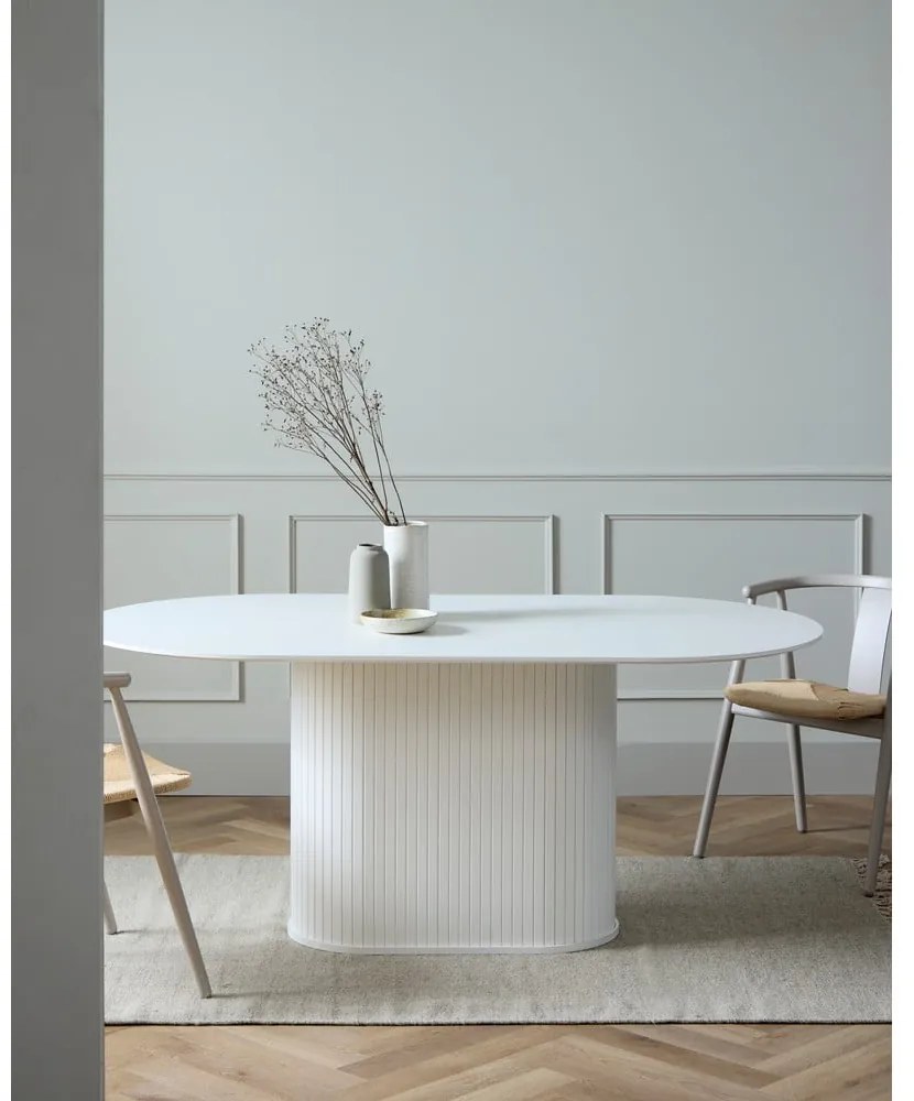 Okrúhly jedálenský stôl 95x180 cm Nola – Unique Furniture