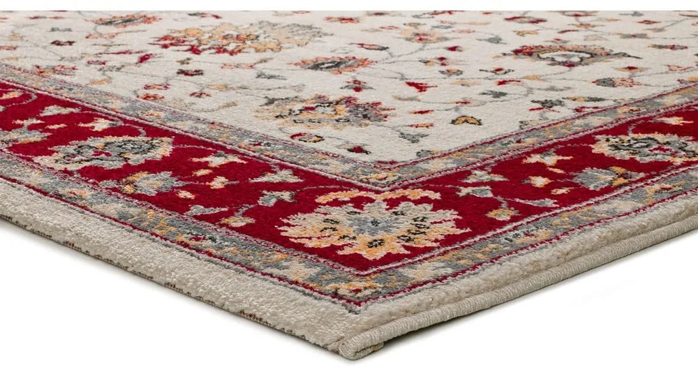 Červeno-krémový koberec 140x200 cm Classic - Universal