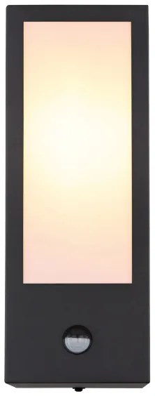 Globo 31980OS-Vonkajšie nástenné svietidlo so senzorom GUNDULA 1xE27/60W/230V IP44