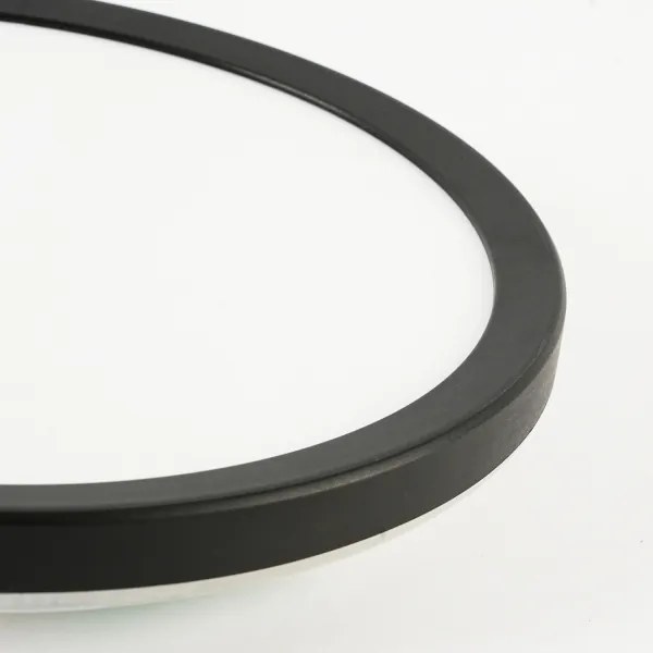 Brilagi - LED Kúpeľňové svietidlo ULTRA SLIM LED/12W/230V pr. 22,5 cm čierna IP54