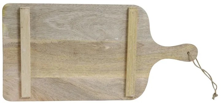 Šedo hnedé drevené doštička Jarpa - 25 * 2 * 54 cm