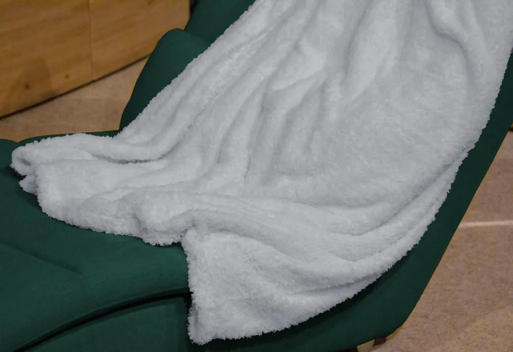 Deka Kuschelteddy 150x200 cm, strieborná