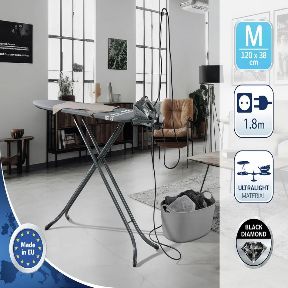 Leifheit Žehliaca doska AirBoard M Black Plus NF 72485