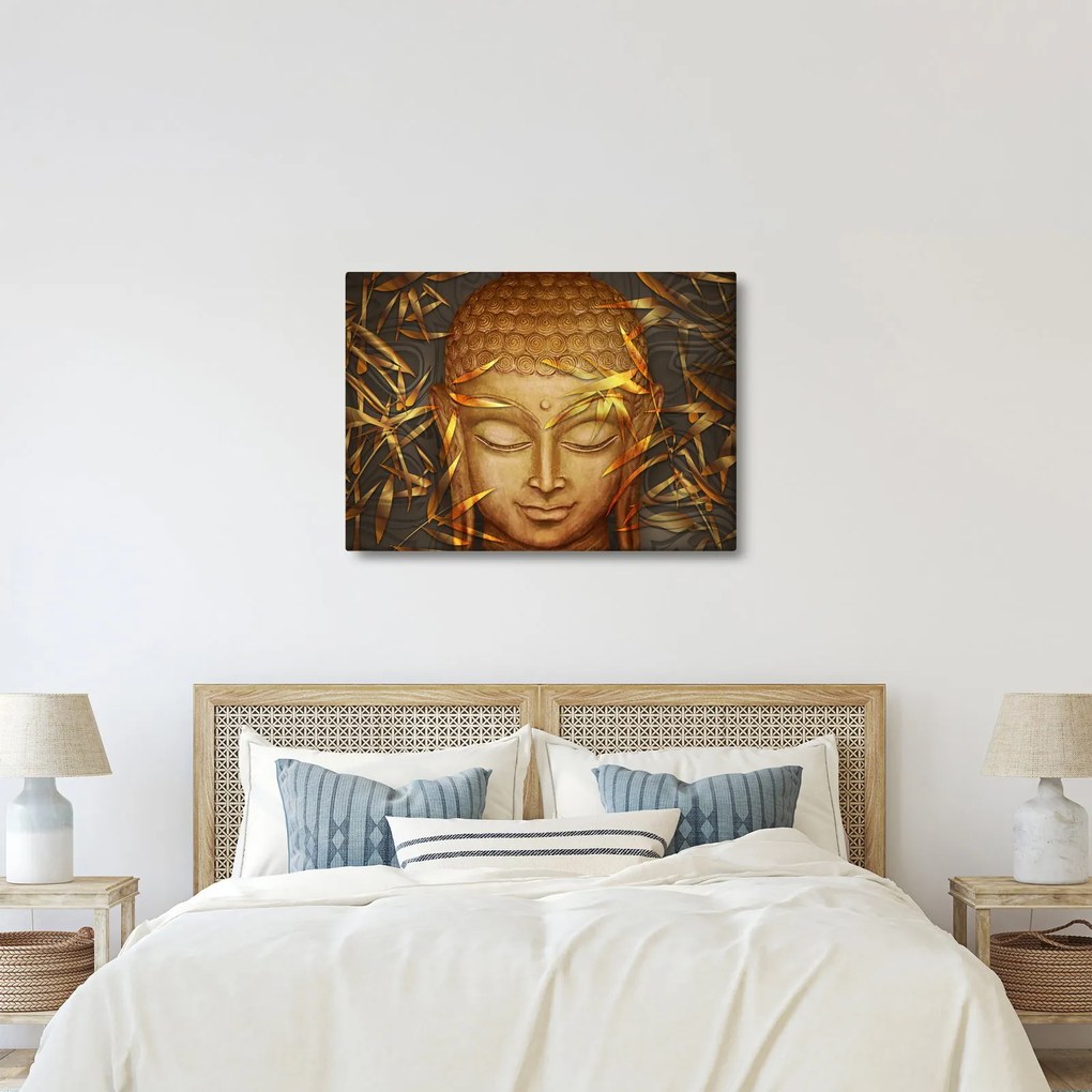 Obraz - Zlatý Budha (70x50 cm)