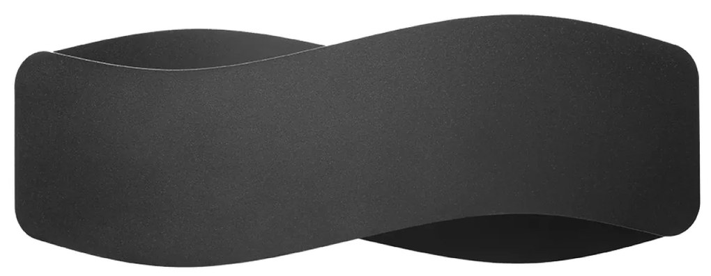 Nástenné svietidlo Tila, 1x čierne kovové tienidlo, (40 cm)