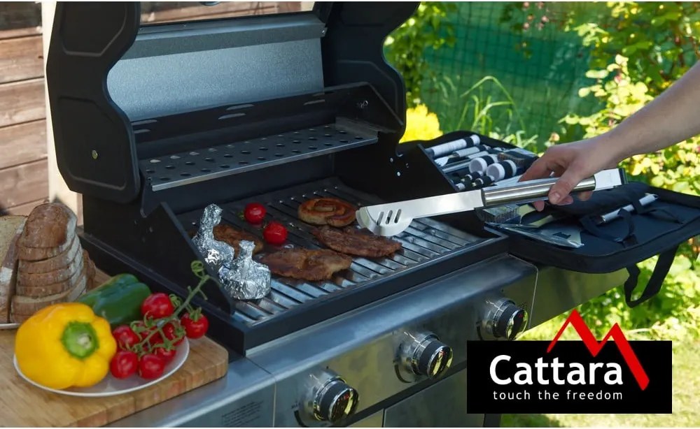 Súprava náčinia na grilovanie 27 ks – Cattara