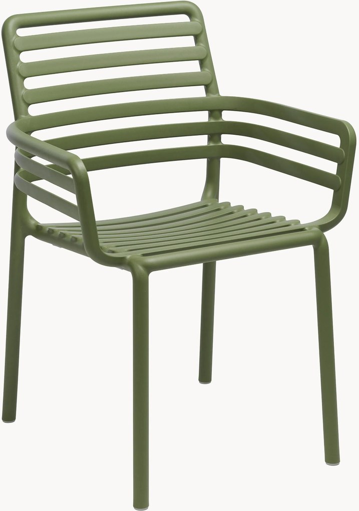 Stohovateľná záhradná stolička's opierkami Doga