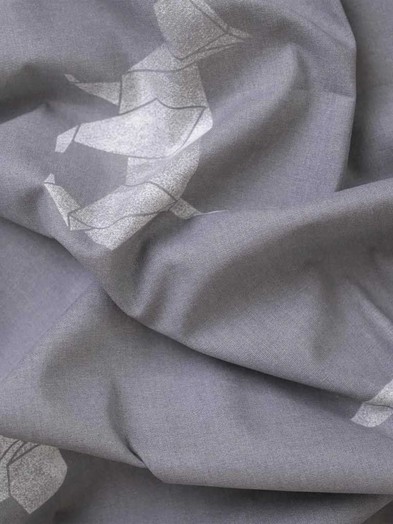 Predĺžené bavlnené obliečky Renforcé – Mačky origami