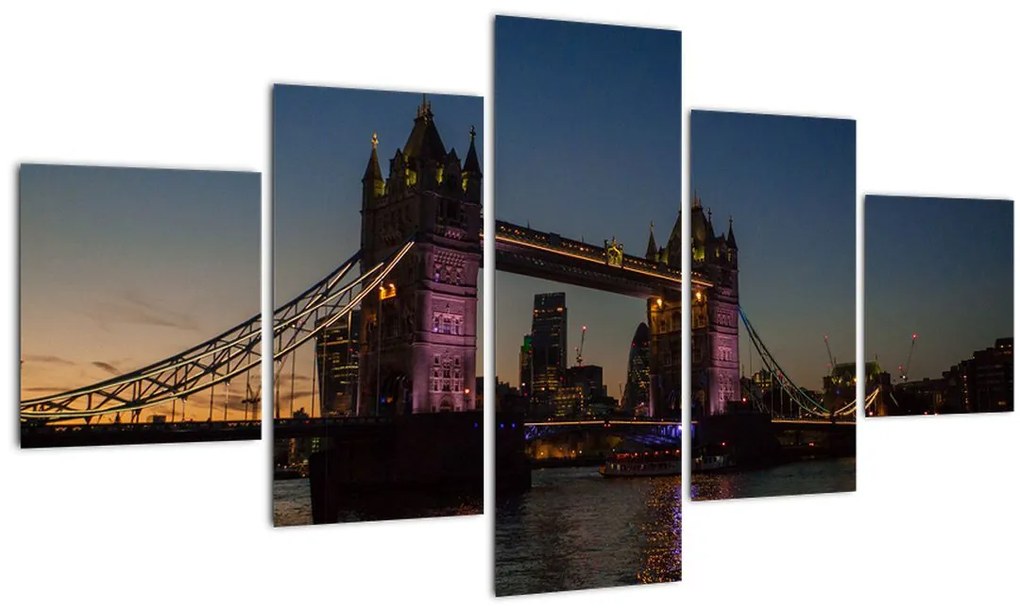 Obraz - Tower bridge (125x70 cm), 40 ďalších rozmerov