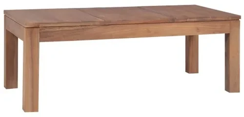 vidaXL Konferenčný stolík z teakového dreva prírodný vrch 110x60x40 cm-