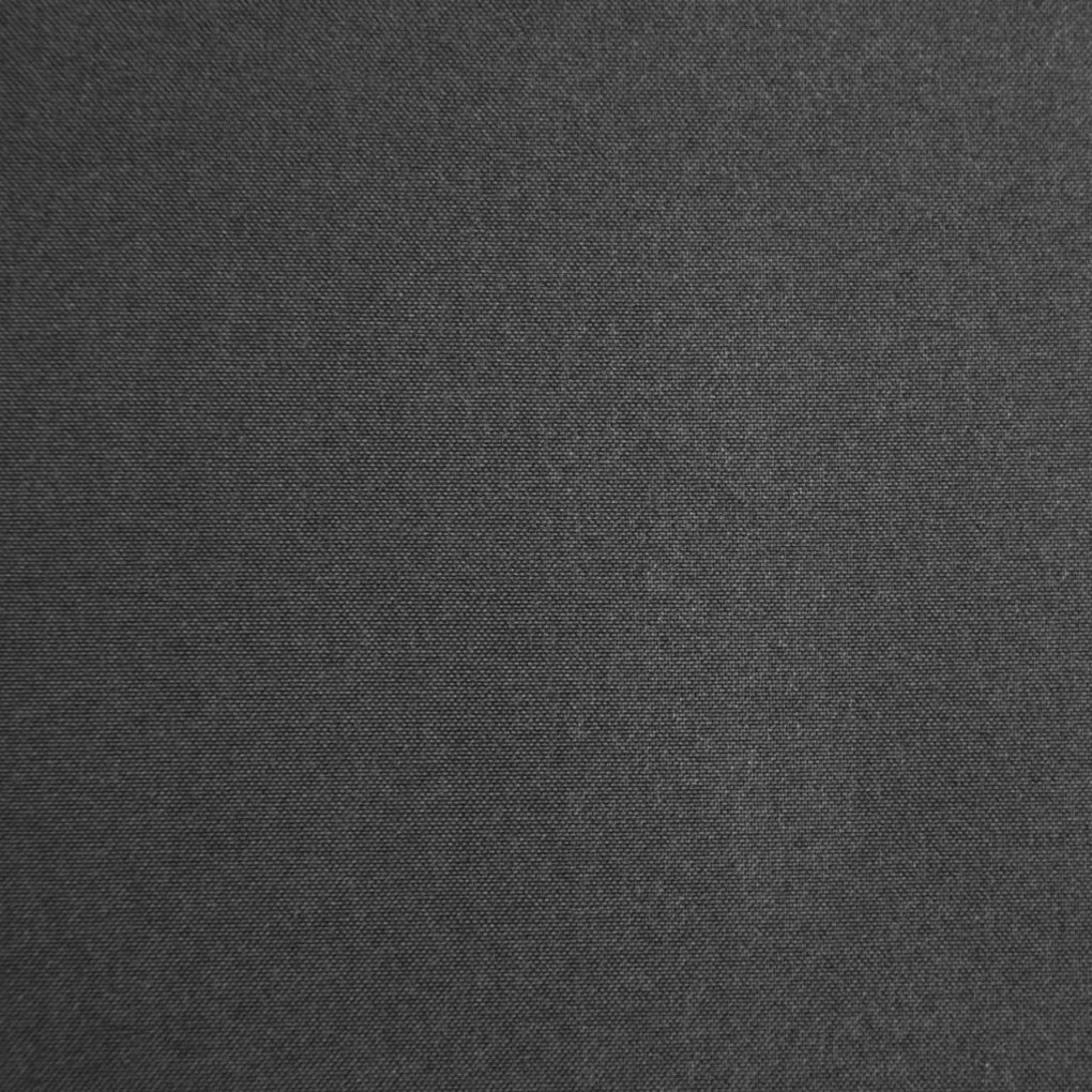 Jednofarebný dekoračný záves v tmavo sivej farbe 140 x 250 cm