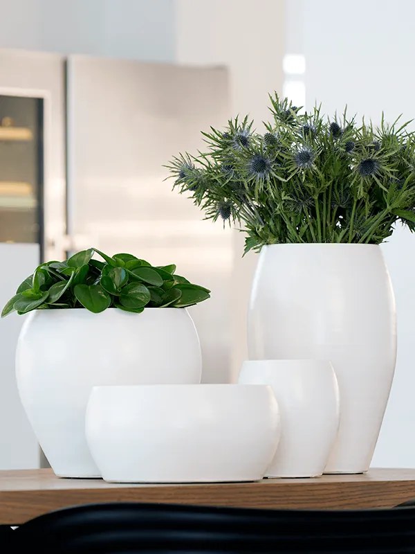 Cresta Pot Tall Pure white 23x35 cm