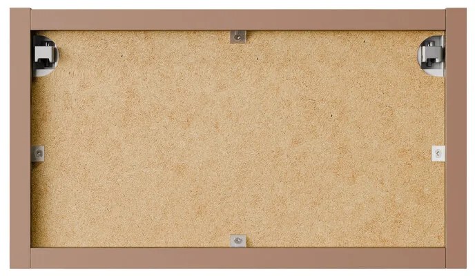 Vysoká závesná kúpelňová skrinka Bella Cashmere kašmírová/dub artisan