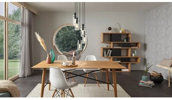 Eglo 97368 - Luster na lanku MONTEFINO 5xE27/60W/230V