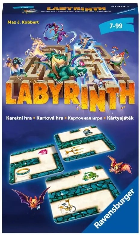 Ravensburger Labyrinth Karetná hra